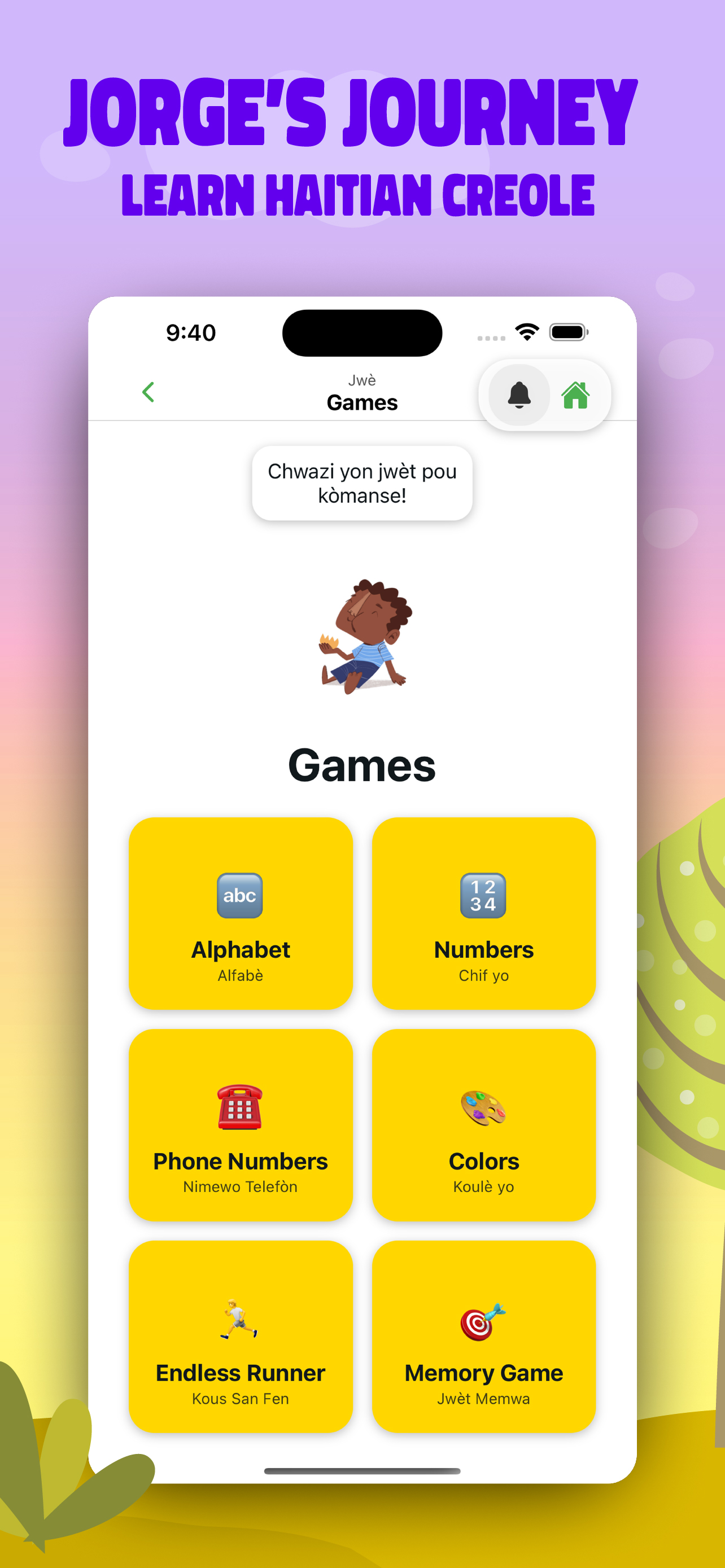 Learn Creole with Jorge app screenshot 1